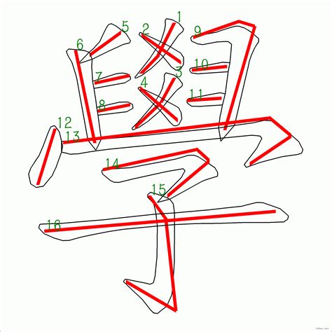 筆畫14劃的字